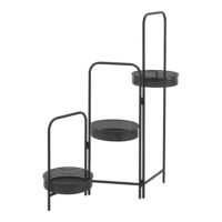 Pflanzständer Vrasene mit 3 Pflanzschalen Metall Schwarz