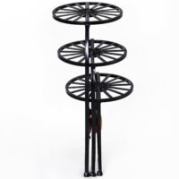 Blumentreppe Pflanzenregal Pflanzentreppe 3 Etagen - Metall