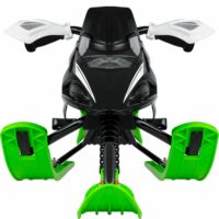 Bob Schlitten Schneescooter mit Fussbremsen