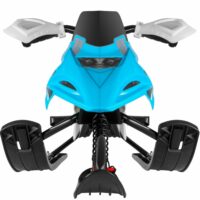 Bob Schlitten Schneescooter mit Fussbremsen