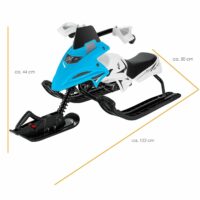 Bob Schlitten Schneescooter mit Fussbremsen