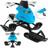 Bob Schlitten Schneescooter mit Fussbremsen