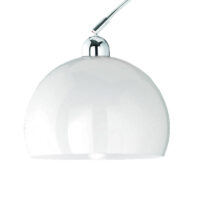 Bogenlampe Höhe: 150 - 210cm Schirm: 30cm ~ weiss