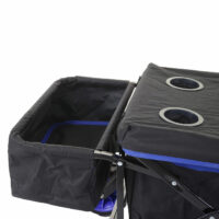 Bollerwagen Geländereifen klappbar ~ Hecktasche/Abdeckung + Kühltasche