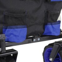 Bollerwagen Geländereifen klappbar ~ Hecktasche/Abdeckung + Kühltasche