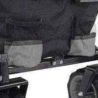 Bollerwagen Geländereifen klappbar ~ schwarz/grau