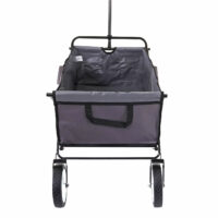 Bollerwagen Leiterwagen Handwagen klappbar ~  grau