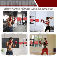 Boxgestell drehbar Wandmontage Stahl Kunstleder 82 x 65 x 14 cm