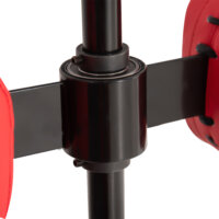 Boxgestell drehbar Wandmontage Stahl Kunstleder 82 x 65 x 14 cm