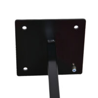 Boxgestell drehbar Wandmontage Stahl Kunstleder 82 x 65 x 14 cm