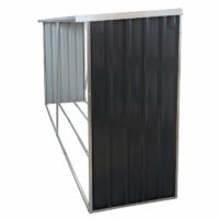 Brennholzregal Feuerholz Regal Aussen Metall 353cm