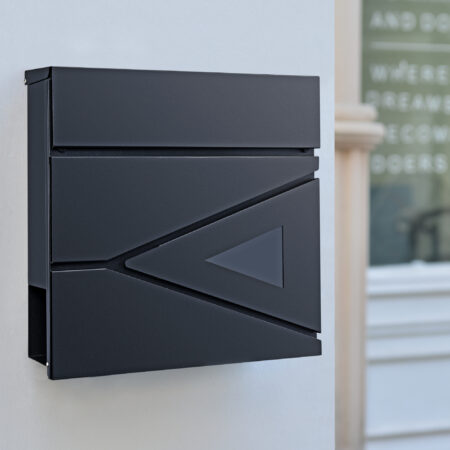 Briefkasten Schönburg 37x37x11cm Stahl Anthrazit