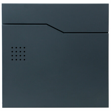 Briefkasten mit Zeitungsfach pulverbeschichtet anthrazit