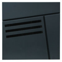 Briefkasten mit Zeitungsfach pulverbeschichtet anthrazit