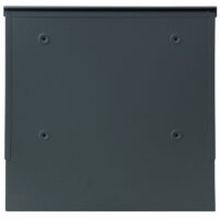 Briefkasten mit Zeitungsfach pulverbeschichtet anthrazit