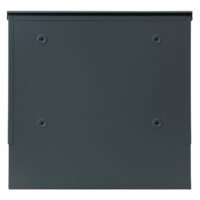 Briefkasten mit Zeitungsfach pulverbeschichtet anthrazit