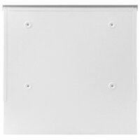 Briefkasten mit Zeitungsfach pulverbeschichtet weiss