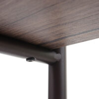 Bücherregal Industriedesign 165x80cm braun Wildeiche-Optik