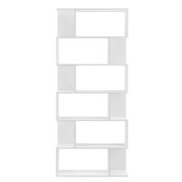 Bücherregal Borrby 192x80x24 cm Weiss