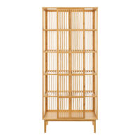 Standregal Carius Bambus Bücherregal 185x80x45cm