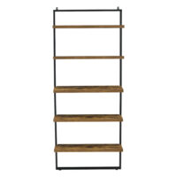 Bücherregal Emmaboda 195x80x30cm mit 5 Ablageflächen Holz