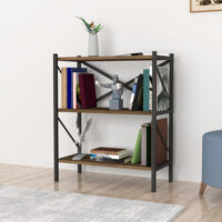 Bücherregal Vanylven 85x66x34cm Eiche antik