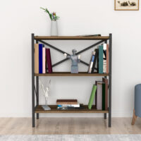 Bücherregal Vanylven 85x66x34cm Eiche antik