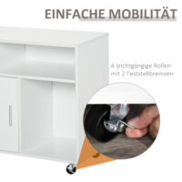 Büroschrank Bürocontainer mit Rollen Aktenschrank