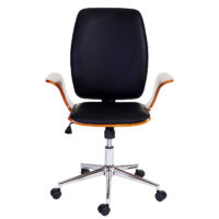 Bürostuhl Alta Chefsessel Bugholz schwarz