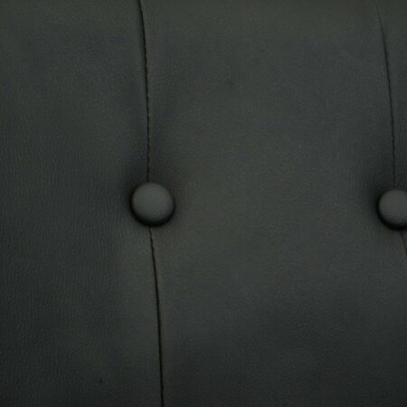 Bürostuhl Bétera mit Armlehne Kunstleder schwarz