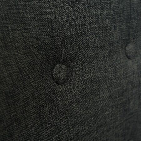 Bürostuhl Bétera mit Armlehne Stoff/Textil dunkelgrau