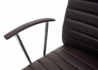 Bürostuhl Cagliari ergonomische Form braun