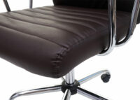 Bürostuhl Cagliari ergonomische Form braun