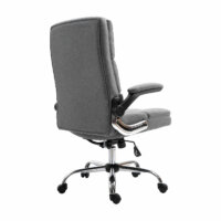 Bürostuhl Castle extra dicke Polsterung 120kg Kunstleder grau