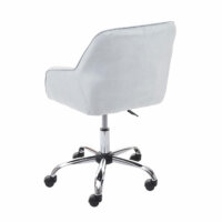 Bürostuhl Chefsessel Retro Design Samt grau