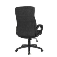 Bürostuhl Chefsessel Stoff / Textil Schwarz