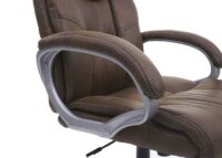 Bürostuhl Chefsessel Stoff/Textil Wildleder-Optik