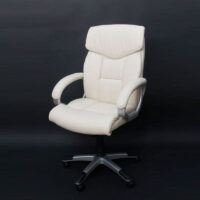 Bürostuhl Chefsessel geeignet bis 2,00 m Körpergrösse creme