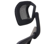 Bürostuhl Córdoba ergonomisch Kopfstütze Stoff/Textil schwarz-grau