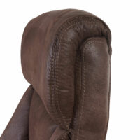 Bürostuhl Dallas Wildleder-Optik taupe