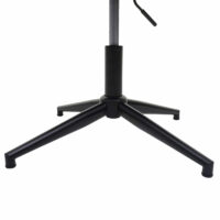 Bürostuhl Drehstuhl Vintage Metall ~ Stoff/Textil dunkelgrau