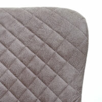 Bürostuhl Drehstuhl Vintage Metall ~ Stoff/Textil grau