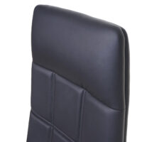 Bürostuhl Drehstuhl Voll-Leder + Kunstleder ~ Edelstahl