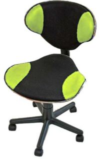 Bürostuhl Genua atmungsaktives Netz ergonomische Form ~ grün