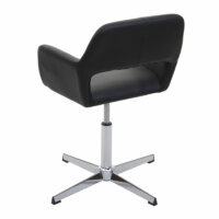 Bürostuhl Konferenzstuhl Kunstleder schwarz