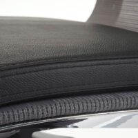 Bürostuhl MERRYFAIR Saville Leder-/Netzkombination schwarz