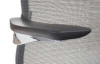 Bürostuhl MERRYFAIR Saville Leder-/Netzkombination schwarz Hoch