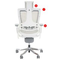 Bürostuhl MERRYFAIR Wau 2 ergonomisch ~ weiss-grau