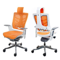 Bürostuhl MERRYFAIR Wau 2b Hartschale ergonomisch orange
