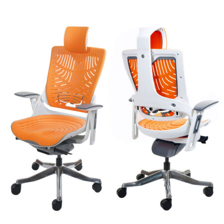 Bürostuhl MERRYFAIR Wau 2b Hartschale ergonomisch orange